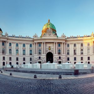 The Hofburg in Vienna, Austria