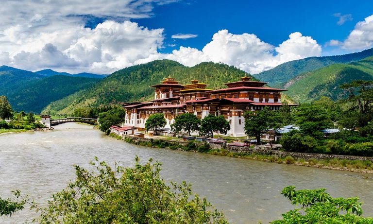 Punakha Dzong, second oldest monastery in Bhutan