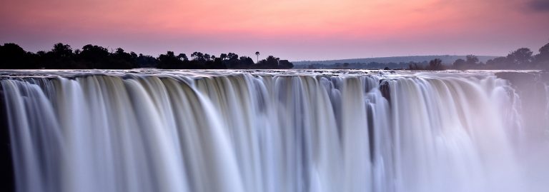 Victoria Falls at dawn, Zimbabwe