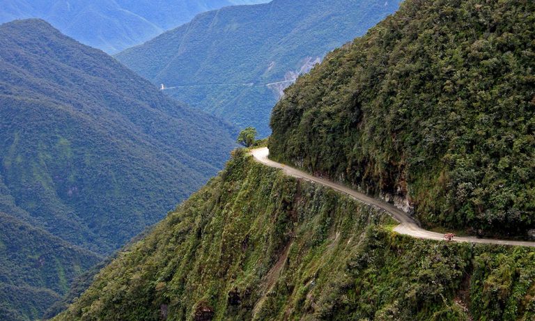 Bolivia's "Death Road", La Paz to Coroico